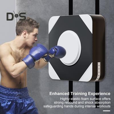 Wall Boxing Pad Faux Leather Elastic Foam Wall Mount Punching Pad Noise Free Boxing Taekwondo Training Target Pad Home Gym Workout Equipment
