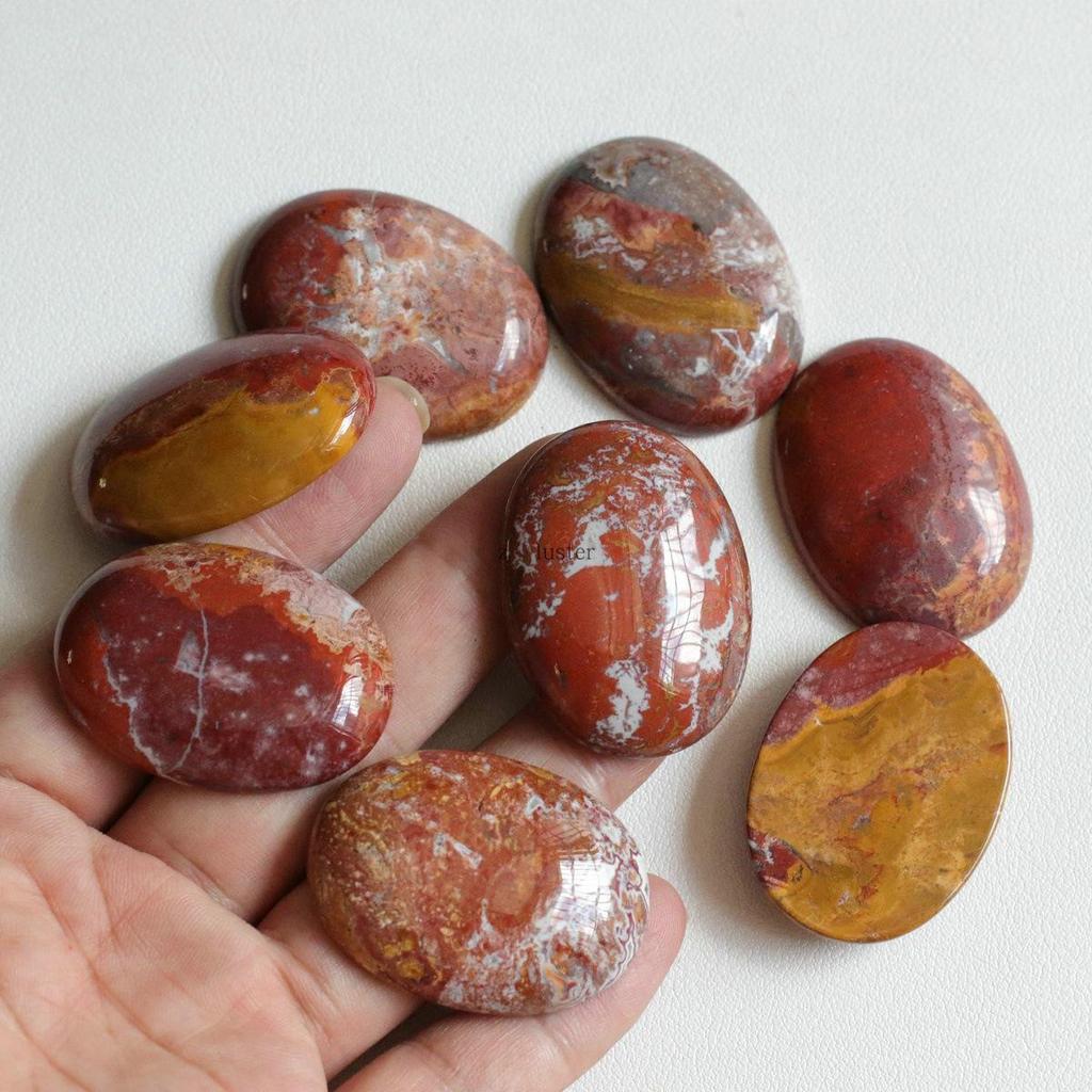 30x40mm Egg Shape Pendant: Natural Rose Quartz, Green Aventurine, Lapis Lazuli, Agate Jewelry DIY