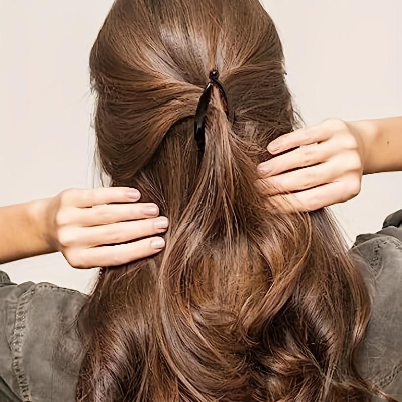 Matt Bananklips Hårklemme Fiskeformet Hårnål Hestehale Hodebånd For Kvinner Hårtilbehør Hårspenner Twistklemme Spenner Hodeplagg