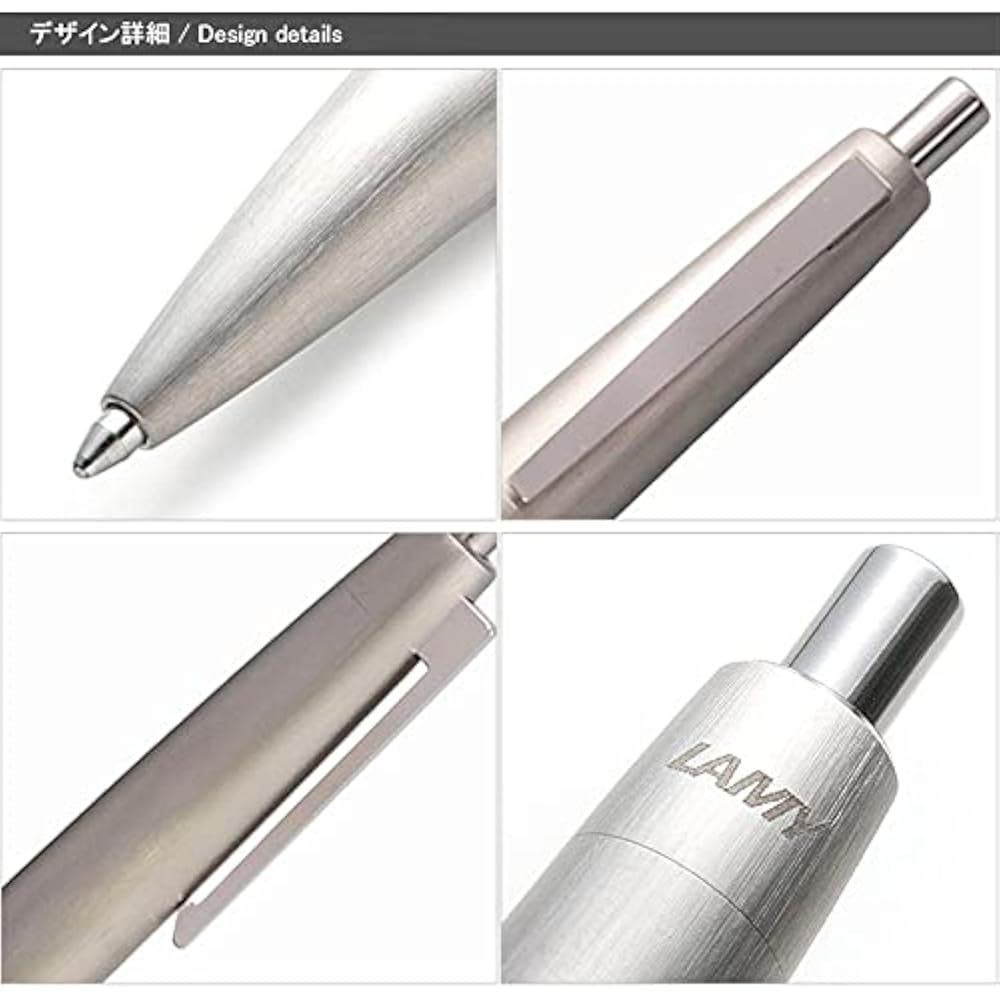 [Free Name Wrapping] Name Engraved Location Clip Name Lamy LAMY 2000 Ballpoint Pen Premier Stainl...