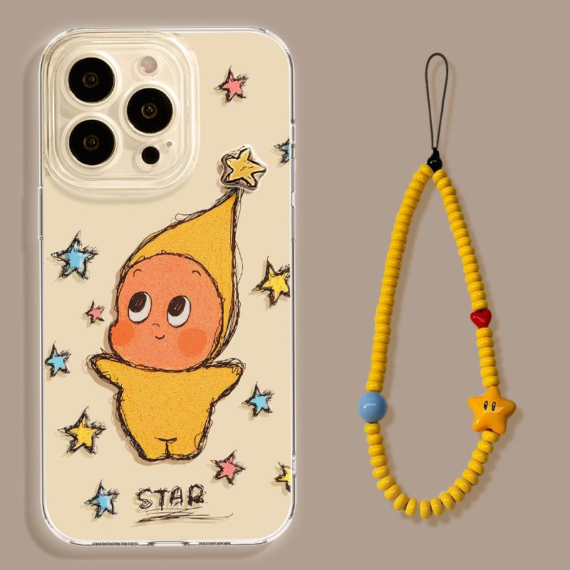 Apple Mobile Phone Case 17 Doll Suitable for iPhone16promax Girls High-value Magnetic Suction Bracket Soft Case