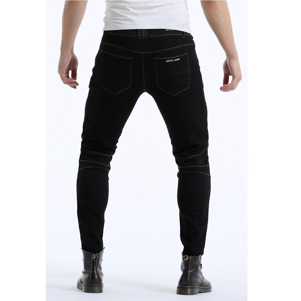New product Motorcycle jeans men, four seasons locomotive elastic anti-drop cycling pants, anti-splashing, ordinary protective gear