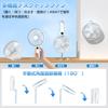 Compact Tabletop Fan Widest Airflow Portable Fan Compatible with Handheld Slim Angle 4 Airflow 6000mAh Rechargeable Mini Fan for and Heatstroke