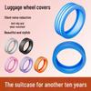 Universal Silent Silicone Luggage Wheel Cover - Protective Suitcase Accessory