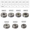 10pcs Rolamentos Miniatura 685zz 608z 625ZZ Silencioso Rolamento Pequeno Rolamento de Esferas Miniatura de Sulco Profundo Aço Carbono para Skate Patinete