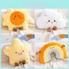 Cloud Sun Star Plush Pillow With Pp Cotton Filling For Kids And Teens Comfort
