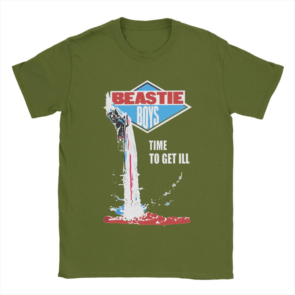 Band Beastie Boys Airplane Jet Cotton T-Shirt For Male Summer T Shirts O Neck Hip Hop Tee Shirt Oversized Printed Clothing