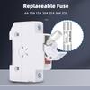 Solar DC Fuses 1000V PV Photovoltaic 6A 10A 15A 20A 25A 30A  DC Fuse Holder Base  for Solar System Short Circuit Protection gpV