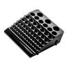 Multifunctional Tool Storage Box for Drill Bits and Milling Cutters In Black with 85 Holes Dispenser Organizers Case