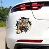 2pcs 13x13cm Tiger Waterproof Vinyl Car Decal Window Bumper Exterior Decoration Accessories Scratch Resistant Sticker | #JP42