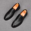 Fashion New Arrival Men's Pointed  Slip On Business Flats Shoes Male Designer Penny Loafers Homecoming Wedding Dress Footwear
