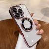 Luxury Magnetic Case With Lens Film For iPhone 14 15 13 12 11 Pro Max Plus Transparent Wireless Charging Protector Phone Cover