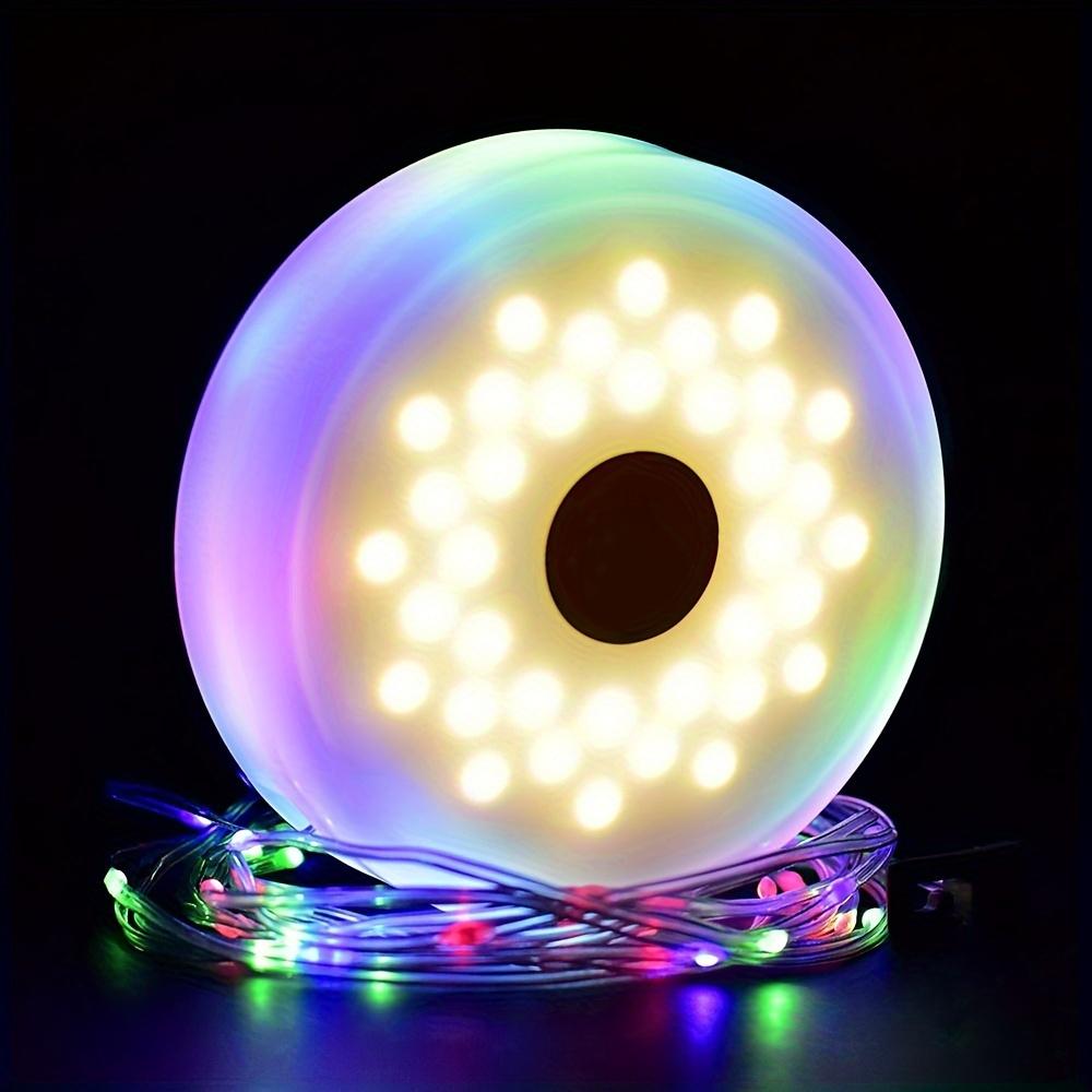 

Solar Camping String Lights LED Multi-Color & Warm White Lantern USB Solar Charging Portable Tent Lamp for Outdoor Garden Party