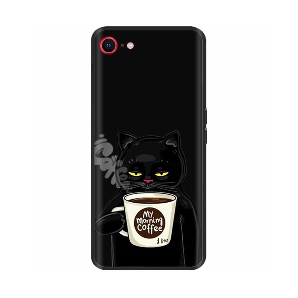 For iPhone SE 2020 Phone Case Funny Camera Protection Soft Liquid Silicone Back Cover for iPhone SE 2016 5 5S Cover for iPhoneSE