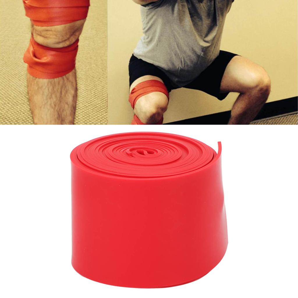 Fascia di Compressione Muscolare Fascia per la Mobilità Muscolare Fitness per Atleta Sportiva Rossa 7,1 piedi X 2,0 pollici