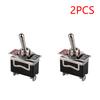 1-10Pcs Heavy Duty Car Boat Rocker Toggle Switch 15A 250V 2Pin SPST ON/OFF Rocker Switches Waterproof Boot Button