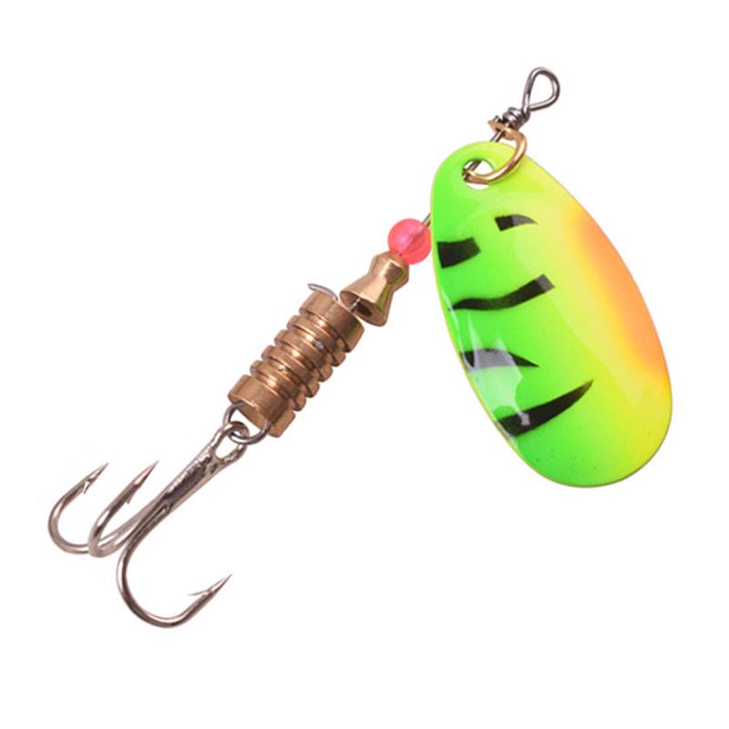 Rotating Hand-Cranked Sequin Blade Spinner Lure Set