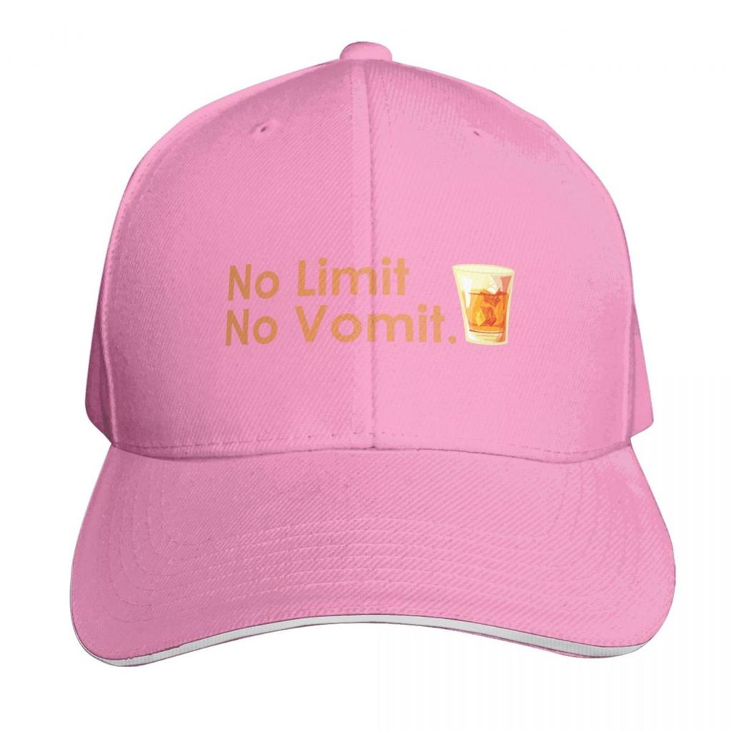 No Vomit Baseball Cap Strapback Dad Hat Six Panel Structured Crown Sun Protection Upf 50