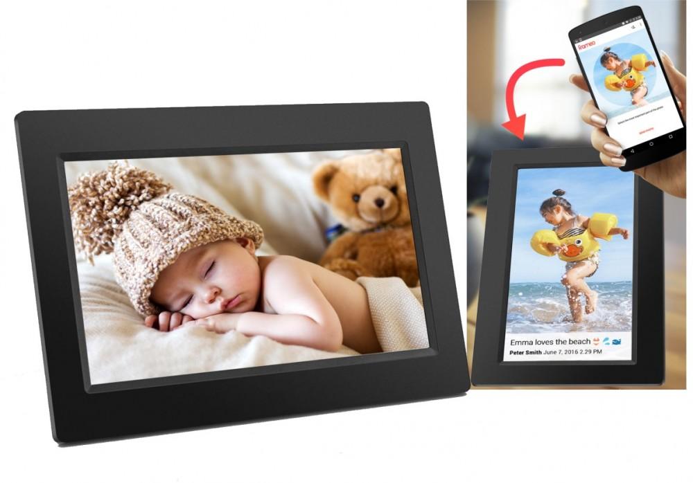 

Digital Photo Frame FRAMEO Wi-Fi Touchscreen IPS 10 16GB Denver PFF-1015B , Denver чорний