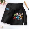Złodziejski Dziecięcy Modny Bluza Rozpinana Z Grą Boy Dziewczynka Urocza Anime Bluza Z Kapturem Góra Wiosna Jesień Rekreacyjny Bluza Płaszcz Malucha