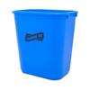 Recycle Wastebasket 28.5 Quart Indoor Outdoor Rectangular Plastic Garbage Can Deskside Low-Profile Waste Bin Eco-Friendly