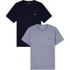 Solid Color Round Neck Logo T-Shirt Two Pack Men Tops EM000391-AF10776-M8098