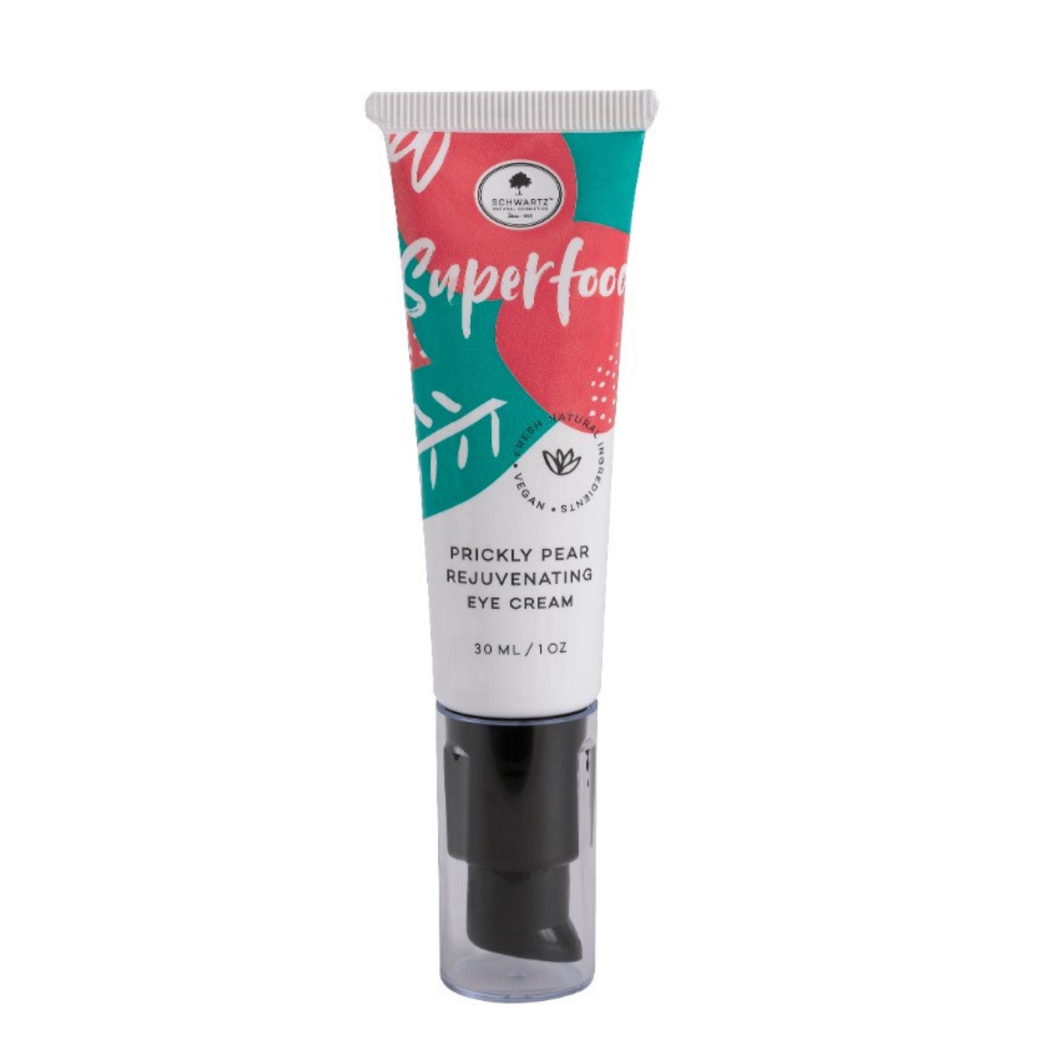 Creme Hydratante Contour des Yeux Superfood - Crème Anti Age, Anti-Rides et Anti-Poches à l'Acide Hyaluronique - Adoucissant et Réparateur - 30 ml