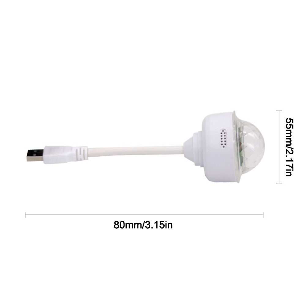 Colorful Disco Ball Party Light USB RGB Stage Lights Romantic LED Projector Light Party Decoration