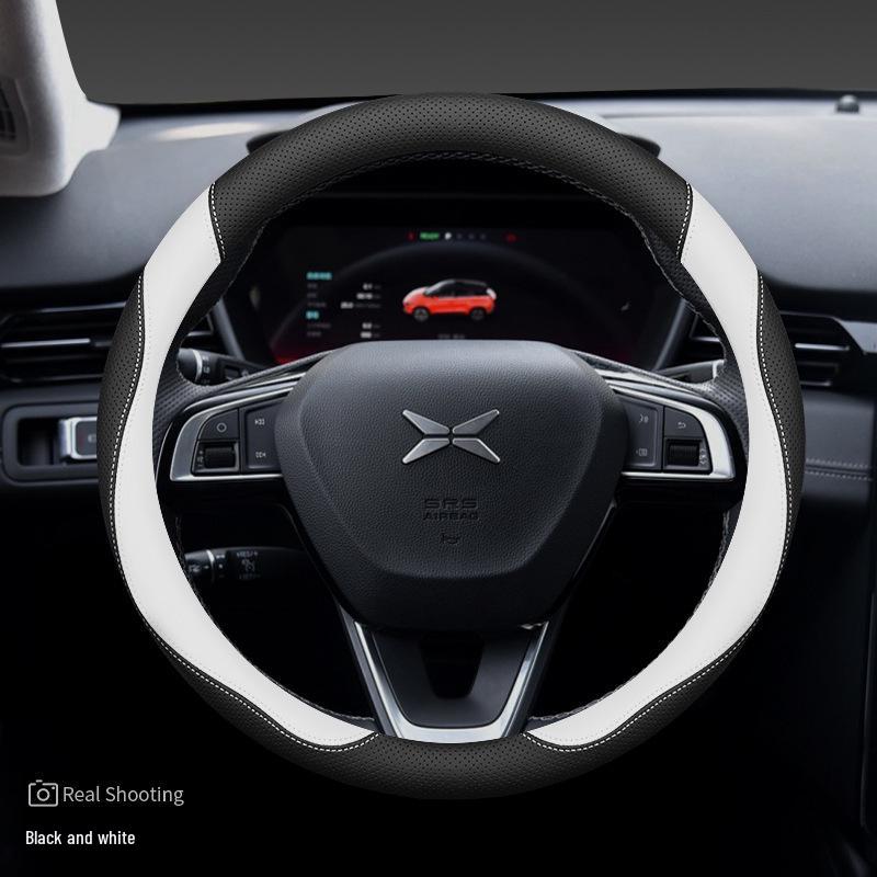 2023 Xiaopeng G6 Genuine Leather Steering Wheel Cover - Ultra-thin, Fits 22/23 New P7, P5, G3, G9
