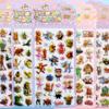 5 stuks Grappige Cartoon Tung Tung Tung Sahur 3D Stickers Italiaanse Brainrot Decals Laptop Telefoonhoes Decoratie Bubbel Sticker