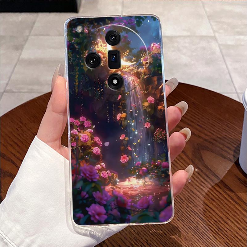 For OPPO Find X7 5G Popular Pattern Panda Shell For OPPO Find X7 Pro/Find X7 Ultra 5G Soft TPU Transparent Shockproof Cover