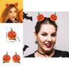 Halloween Decorative Pumpkin Hair Clip For Costume Party And Creative Headwear