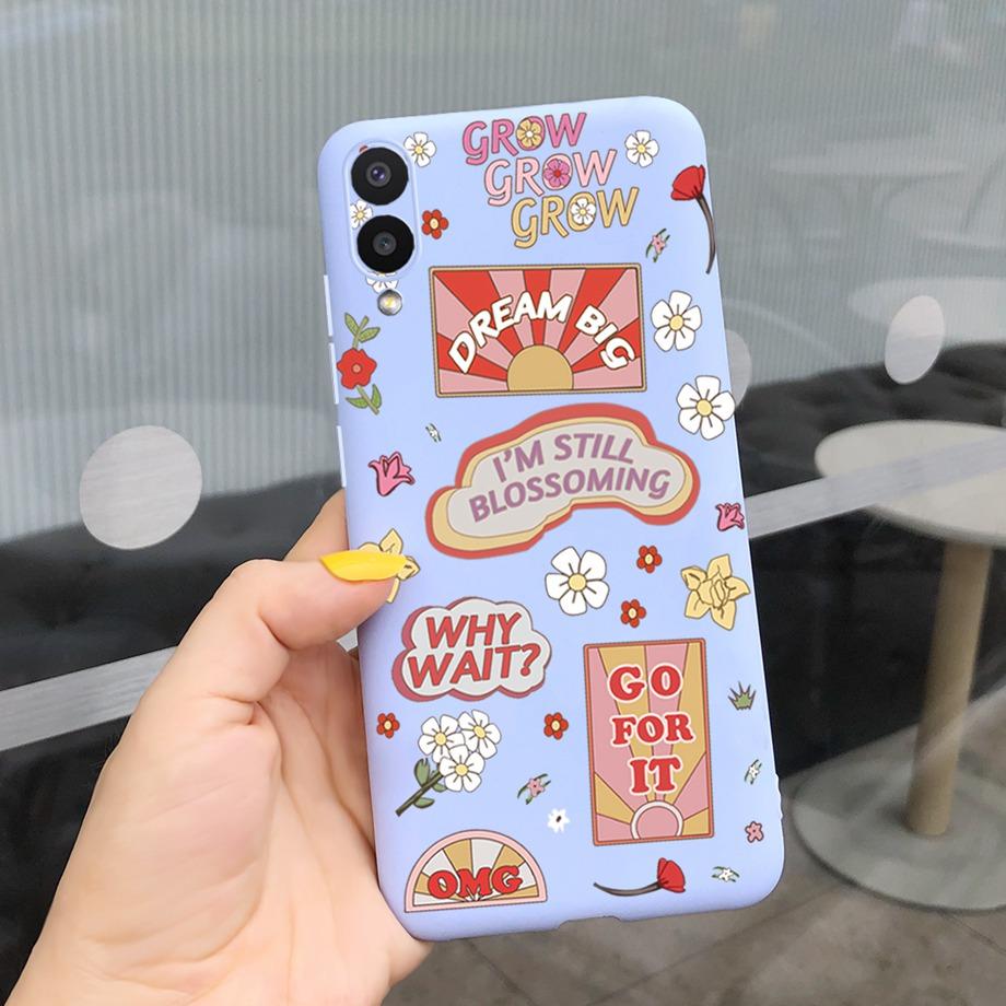 For Samsung Galaxy A02 A02S M02 M02S F02S Case Flower Silicone Soft TPU Back Cover For Samsung A02  A02s A025F A 02 s Phone Case