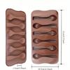 Silicone Chocolate Mold 3D Spoon Baking Mold Non-stick Biscuit Cake Jelly Candy Mold DIY Hand Baking Tools Kitchen Accessories