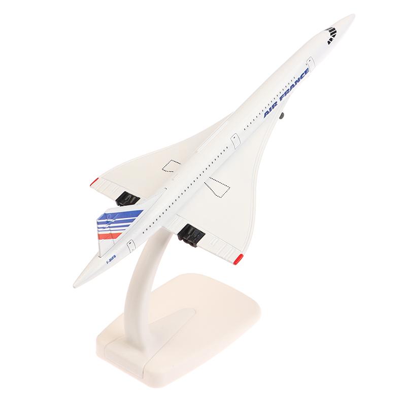 20cm French Union Concorde Air France Airplane Model Airliner Alloy Diecast Air Plane Model Toys Collection Home Decor Ornament