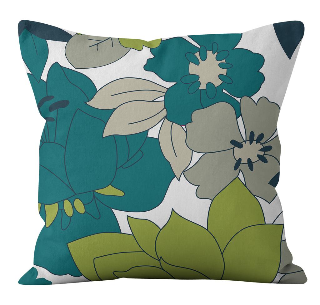 Leinenpflanze Kissenbezug Zuhause Sofa Kissenbezug