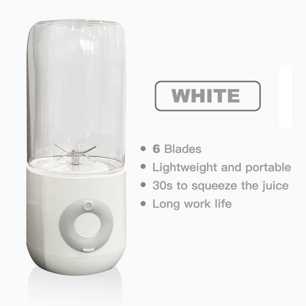 500ML Sechs-messer Elektrische Entsafter Smoothie Mixer Tasse Mini Tragbare USB Mixer Drahtlose Presse Entsafter Lade Hand entsafter