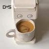 Keramisk kaffekrus 280 ml Unik uregelmessig varmebestandig allsidig drikkebeholder Slitebestandig latte te melkelskerkrus for hjemmekontorbar