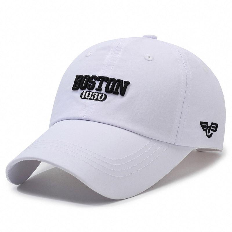 Embroidered Letter Hat Sunscreen Hat Men's Summer Sun Hat Breathable Cap Quick-Drying Baseball Cap