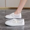 Single net flat-soled women's shoes 2025 new breathable ins versatile mesh surface summer ultra-light and thin board shoes white shoes trendy shoes
