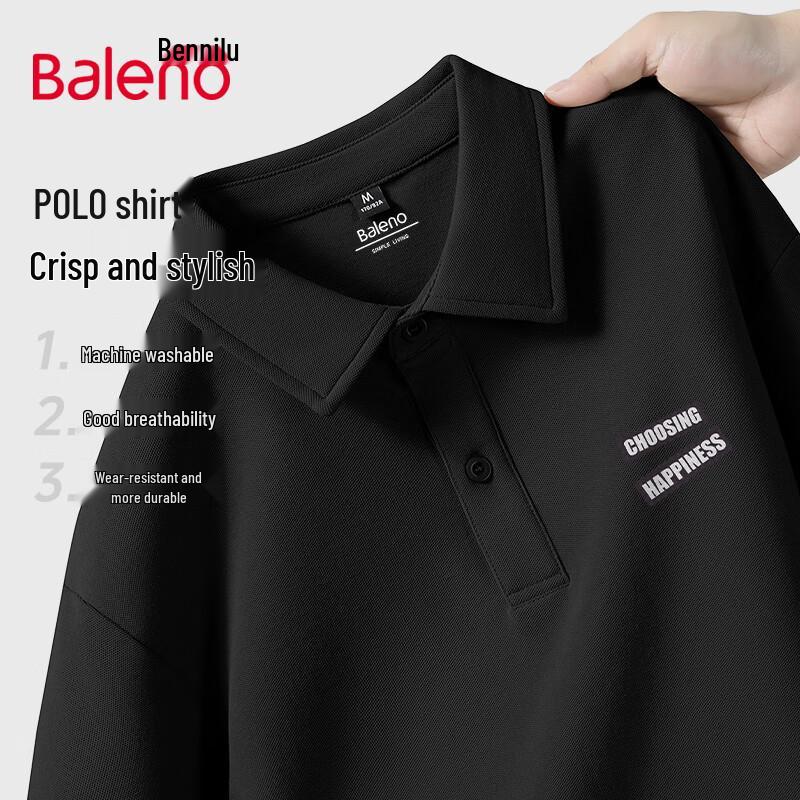 Baleno Men s 2025 Summer Loose Fit Polo T-Shirt 3XL