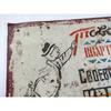 Vintage Soviet USSR Retro Metal Tin Sign Wall Art Home Bar Decor
