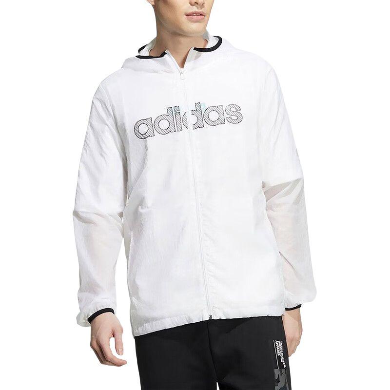 adidas Neo Jackets Men's White Hooded Moderate Other HD4683