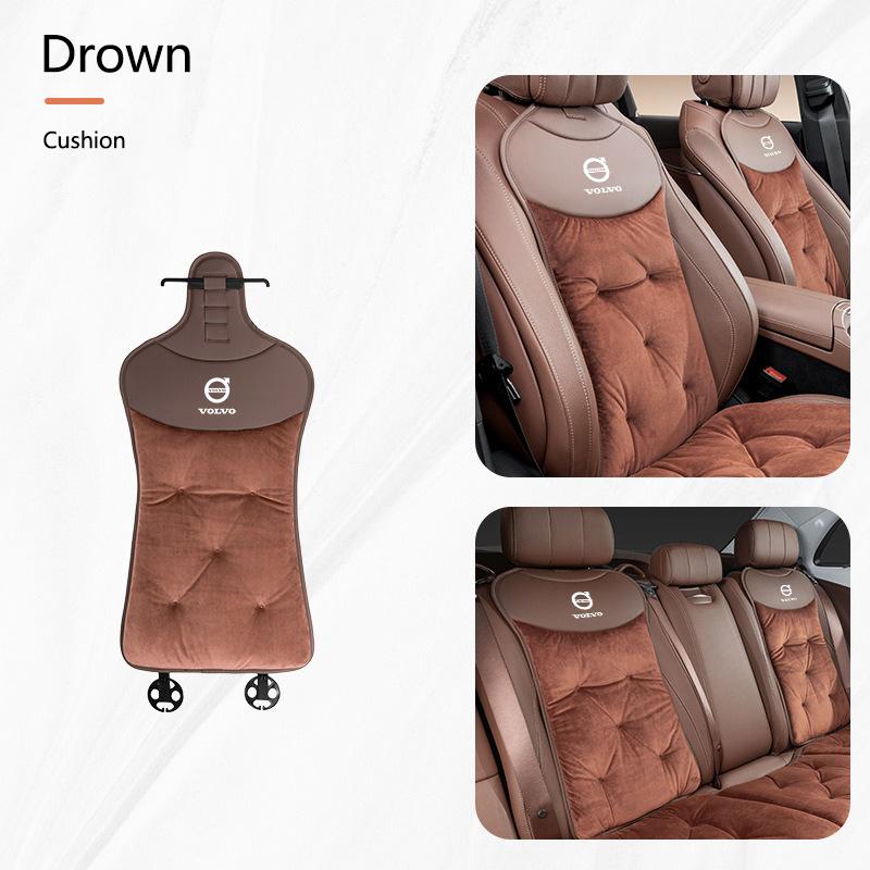 2026 Car Interior Cushion Plush Seat Cover Backrest Protector Pad For Volvo Rdesign XC40 V50 V60 S80 FH500 C30 XC60 S60 XC90 V70