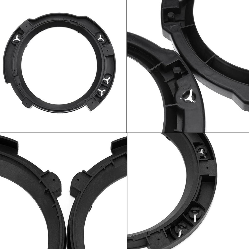 7 Inch Round Headlight Mounting Retaining Bracket Ring Set with Headlight Metal Ring for Jeep Wrangler JK & Unlimited 2007-2018