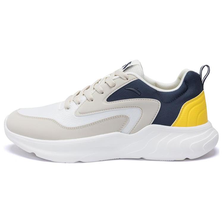 

Anta Cushioning, Wear Resistant Low top Casual Shoes Men s White Gray 112518814R-1 44