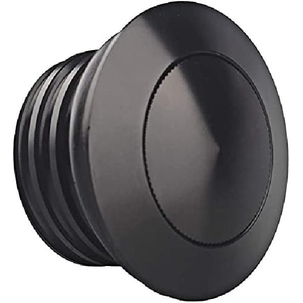 Tampa de Tanque de Combustível Pop-up Harley Flush, tampa de combustível, Tampa de Tanque de Óleo de Combustível Harley-Davidson no Sentido Horário, Tampa de Combustível Pop-up Preta para Tanque de Combustível Ventilado 1982-2018