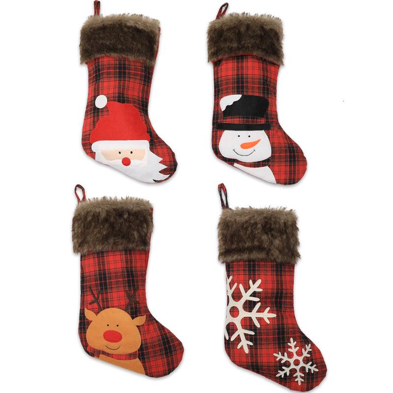 Christmas Stockings and Bedside Gift Bags for Tree Ornaments and Scene Decorations