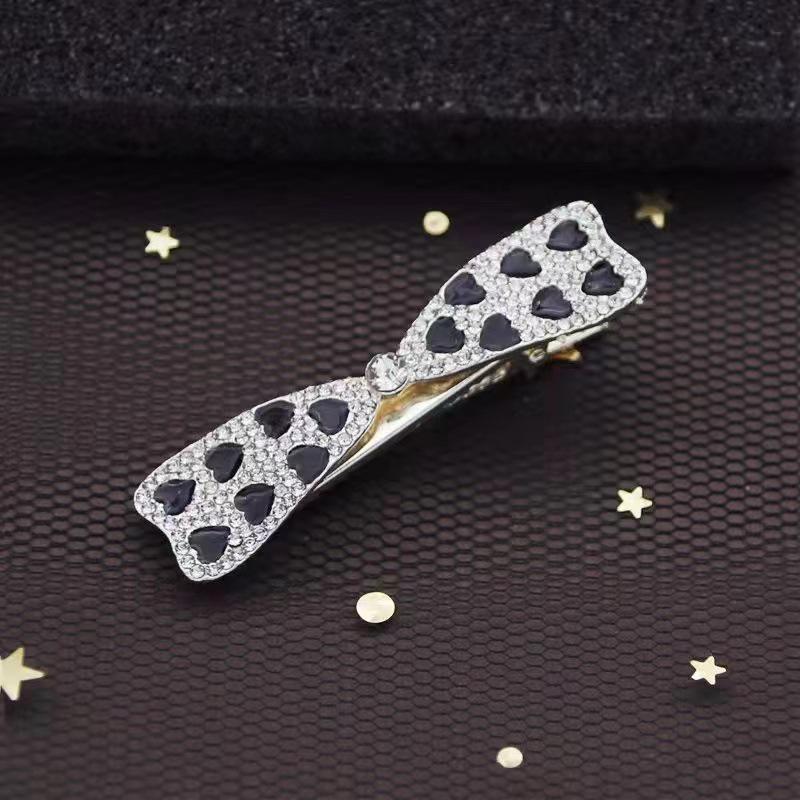 Elegant 2025 Korean Bow Pearl Rhinestone Hair Clip - Internet Celebrity Style