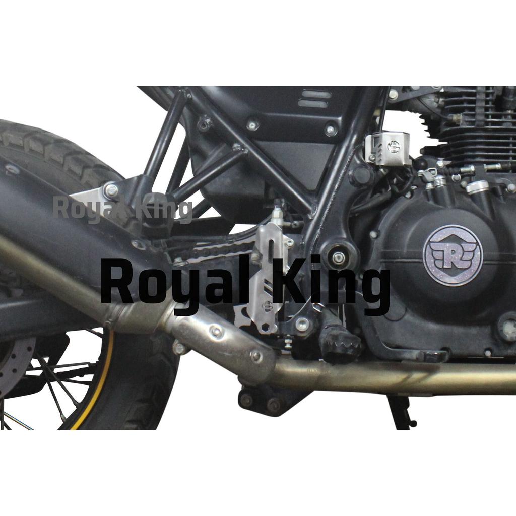 Rear Master Cylinder Guard Silver Fit for Royal Enfield "Himalayan & Scram 411"